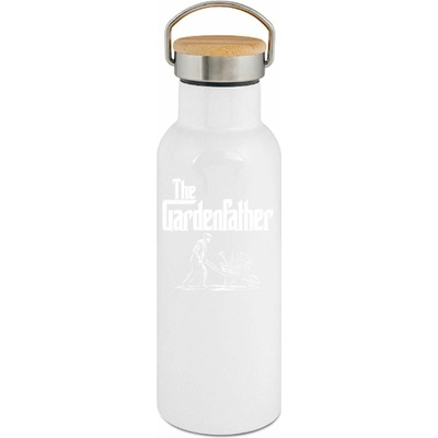 123TRIKO termoska The Gardenfather, bílý tisk 500 ml
