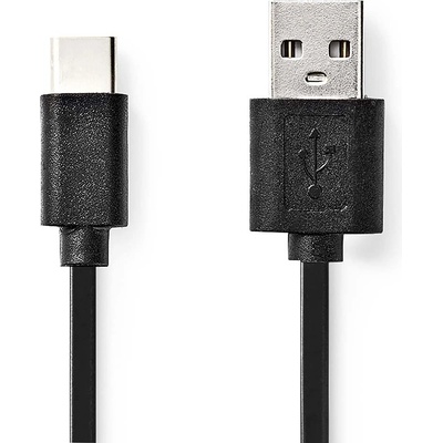 Nedis CCGL60600BK10 propojovací USB 2.0 zástrčka USB A - zástrčka USB C, 15W, 1 m, černý