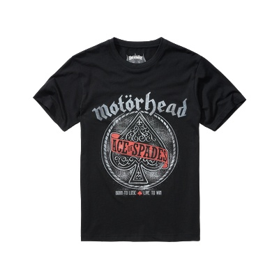 Brandit Тениска в черен цвят Motorhead Ace of Spades BW-61013-2 - Черен, размер 7XL