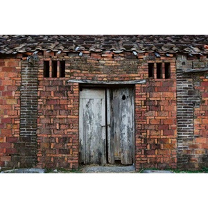 DIMEX ART Флизелинов фототапет изветряли фасади 375 x 250 см