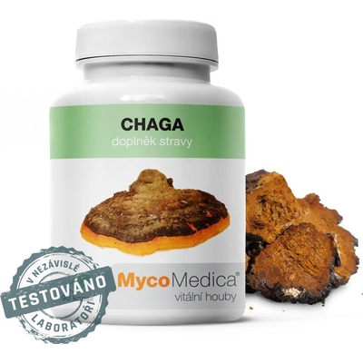 Mycomedica Chaga medicinálna huba 90 kapsúl