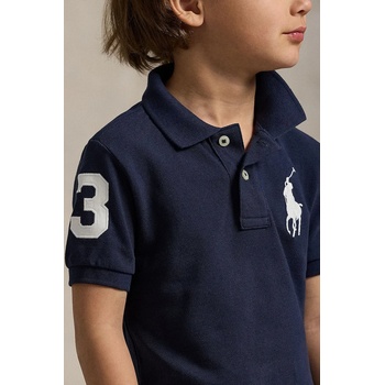 Ralph Lauren Детска памучна тениска с яка Polo Ralph Lauren (322670257014)