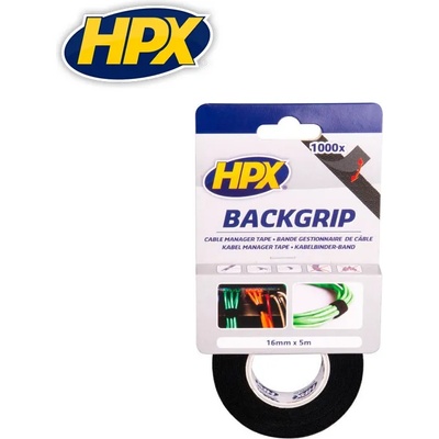 HPX Лента за кабели 16 мм / 5 м / hpx bg1605 / (hpx bg1605)