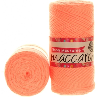 Neon Macrame 008 neon lososová