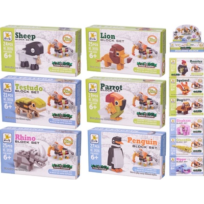 Mikro trading Stavebnice - ZVÍŘÁTKO - 12 druhů