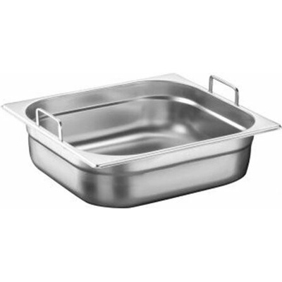 Gastronádoba GN 2/3 plná s uchami 200 mm, nerezová 100019316
