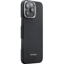 Pitaka MagEZ Case 5 MagSafe kryt iPhone 16 Pro Black/Grey Twill