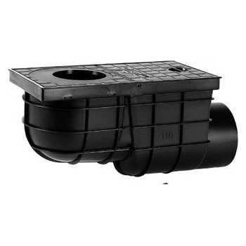 Haco Lapač strešných vôd bočný LSVB DN 110 čierny