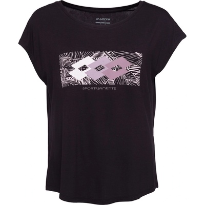 Lotto Dámske tričko TROPICAL TEE III čierna fialová