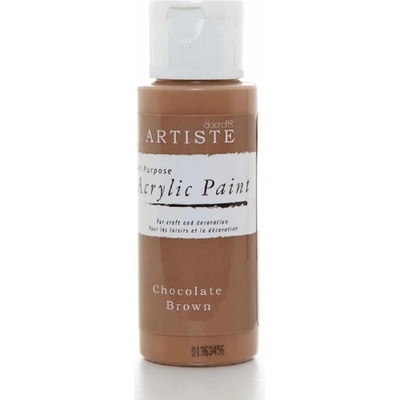 Artiste akrylová barva 763247 59ml Chocolate Brown sv.hnědá – Zboží Dáma