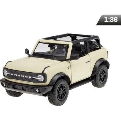 Bronco Kovový model auta Ford Badlands 2023 so snímateľnou strechou 1:32/39