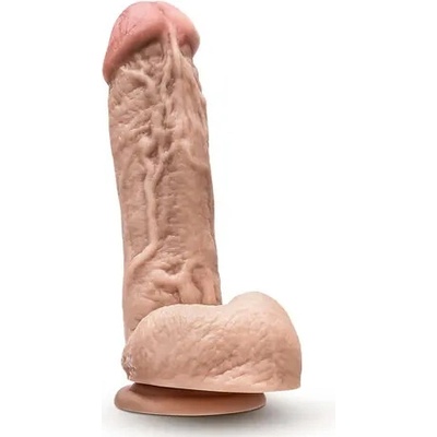 Blush Dr. Skin Mr. D 8.5 Inch Dildo with Balls Beige