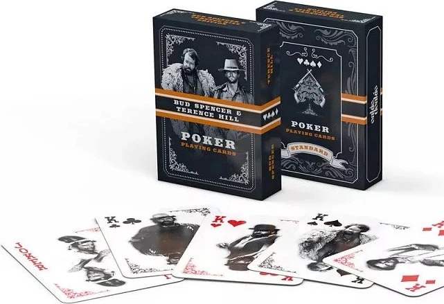Jeu De Cartes Poker Bud Spencer & Terence Hill - 55 Cartes Style Western - Officiel