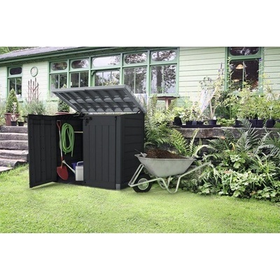Keter Store-It-Out plastový 146 x 82 x 125 cm antracit šedý – Sleviste.cz