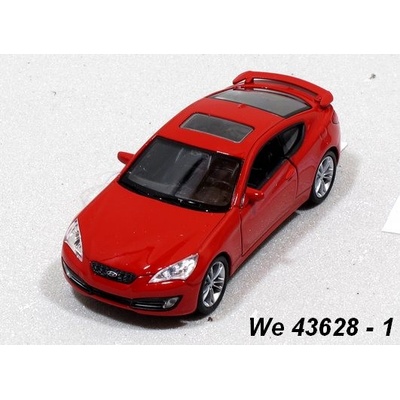 Welly Hyundai Genesis Coupe red code 43628 modely aut 1:34