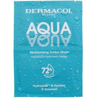 Dermacol Aqua Moisturising Cream Mask хидратираща крем маска за лице 2x8 ml за жени