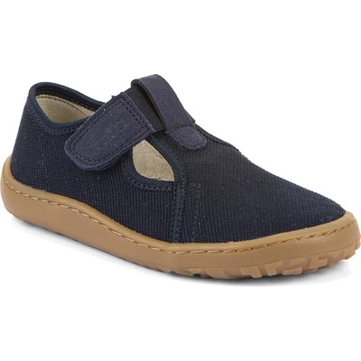 Froddo G1700439 Barefoot canvas t-bar dark/blue – Zboží Mobilmania