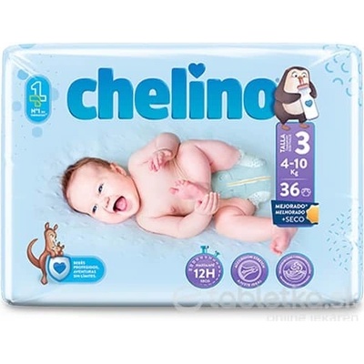 CHELINO T3 4-10 kg s dermo ochranou 36 ks