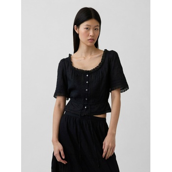 GAP Топ с дантела GAP GAP | Cheren | ЖЕНИ | XXS