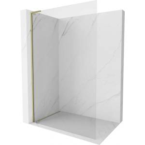 Mexen Kioto-X L душ параван Walk-in 70 x 200 см, прозрачен 10 мм, златен - 800-070-107-50-00-X (800-070-107-50-00-X)