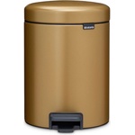 Brabantia Кош за смет с педал Brabantia NewIcon 5L, Warm Brass