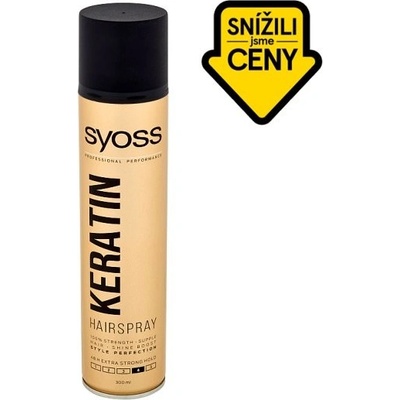Syoss Keratin 3v1 lak na vlasy pro ochranu vlasů 300 ml – Hledejceny.cz