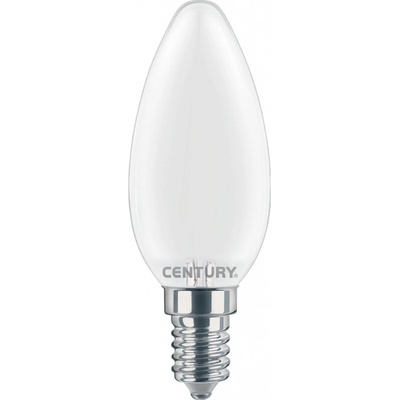 Century LED FILAMENT SVÍČKA SATÉN 6W E14 3000K 806Lm 360d 35x97mm IP20 CEN INSM1-061430