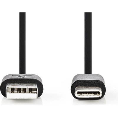 Nedis CCGB60600BK10 USB 2.0, Typ-C Zástrčka - A Zástrčka, 1m, černý