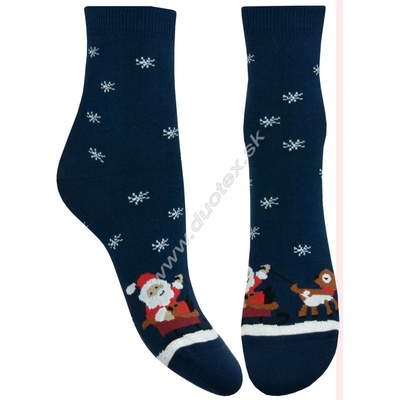 WOLA / GATTA VÁNOČNÍ PONOŽKY wzór.843/navy