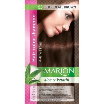 Marion шампоан оцветител 63 Шоколадово кафяво