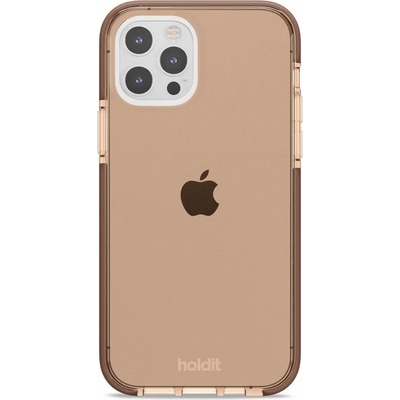 Holdit Калъф Holdit - Seethru, iPhone 12/12 Pro, кафяв (7330985151477)