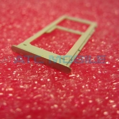 Držák SIM a microSD Huawei PSMART (FIGO-L31) zlatý, originální - 51661HCU