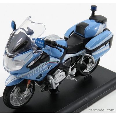 Maisto BMW R1200rt Polizia Stradale 2005 Světle Modrá Bílá 1:18