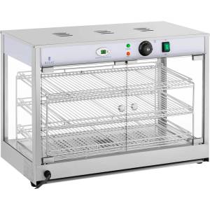 Royal Catering Витрина за топла храна - 1 200 W - LED дисплей RCHT-1200B (RCHT-1200B)