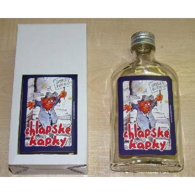 Skleněná placačka Chlapské kapky 6450