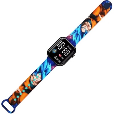 NUBI Детски часовник NUBKI Watch SE2, Силиконова каишка, Черен / Син (SE2-MULTICOLOR)