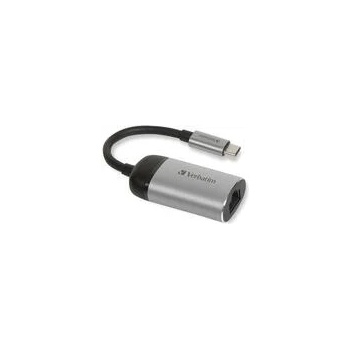 Image 1 of Verbatim USB-C to Gigabit Ethernet Adapter 10cm Cable (49146)