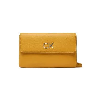 Calvin Klein Дамска чанта Re-Lock Dbl Crossbody Bag Pbl K60K609140 Жълт (Re-Lock Dbl Crossbody Bag Pbl K60K609140)