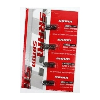 Spojka řetězu Sram PowerLock Black 10 rychlostní 4 ks