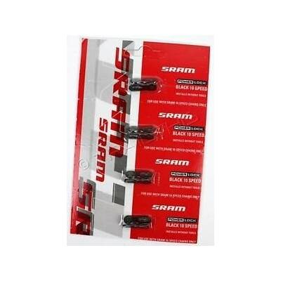Spojka řetězu Sram PowerLock Black 10 rychlostní 4 ks