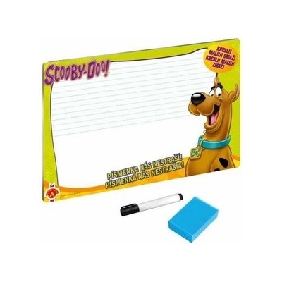 Scooby-Doo! Písmenká nás nestrašia Stieracia tabuľka