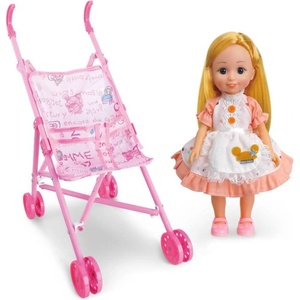 Raya Toys Кукла с количка и аксесоари, Raya Toys, розов (9003)
