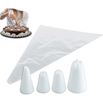 Set na zdobení plast sáček+špičky 12 ks - ORION
