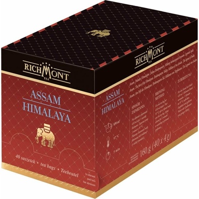 Richmont Černý čaj Assam Himalaya 40 x 4 g