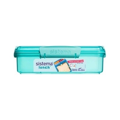 Sistema Lunch Krabička na desiatu s 2 priehradkami zelená 975 ml