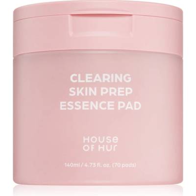 House of Hur Clearing Skin Prep Essence Pad ексфолиращи почистващи възглавнички с хидратиращ ефект 140ml