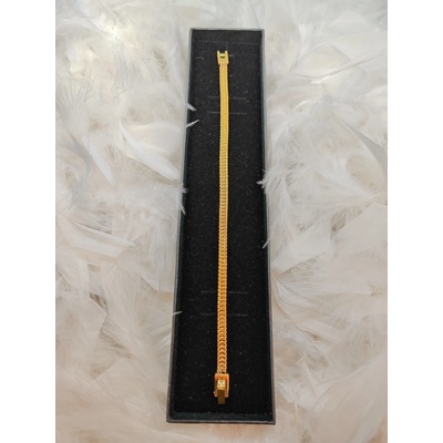 Gella 3.5NAR náramok na ruku dámsky zlatý elegantný šírka 3mm