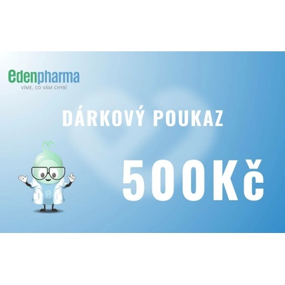 EDENPharma Dárkový poukaz – elektronický, dárek, poukaz Hodnota: 500 Kč