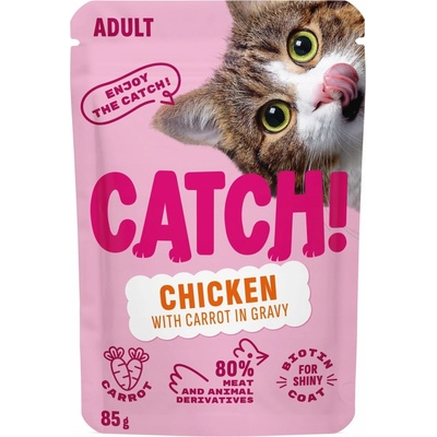 CATCH Chicken and carrot in gravy 85 g