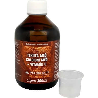 Pharma Activ Tekutá meď + vitamín C 300 ml